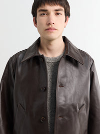 Berner Kühl - Blouson Leather Nappa in Brown