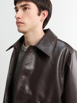 Berner Kühl - Blouson Leather Nappa in Brown