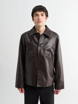 Berner Kühl - Blouson Leather Nappa in Brown