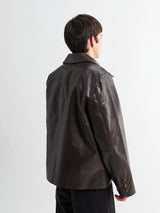 Berner Kühl - Blouson Leather Nappa in Brown