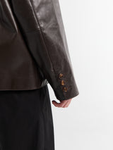 Berner Kühl - Blouson Leather Nappa in Brown
