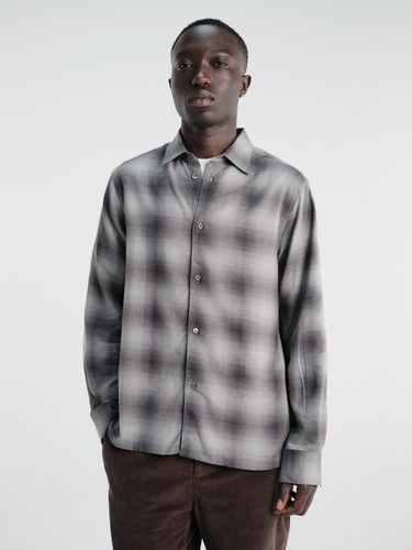 Berner Kühl - Volume Shirt Cash Check in Charcoal