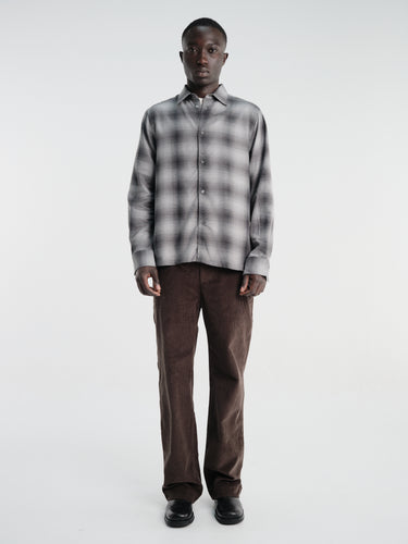 Berner Kühl - Volume Shirt Cash Check in Charcoal