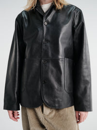 Berner Kühl - Cut Jacket Creased Calf in Black