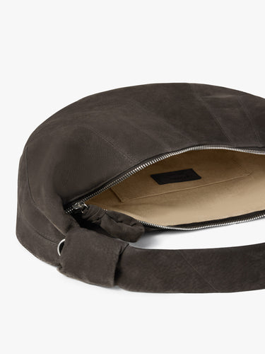 Fortune Croissant Bag in Ebony Brown