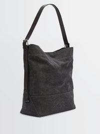 Lemaire - Belted Tote Bag in Ash Black