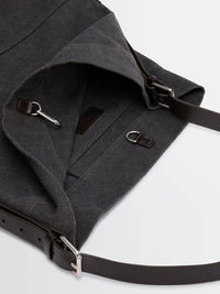 Lemaire - Belted Tote Bag in Ash Black
