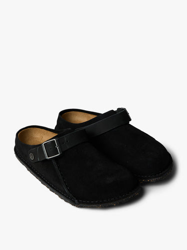 Birkenstock - Lutry Suede Shoes in Black