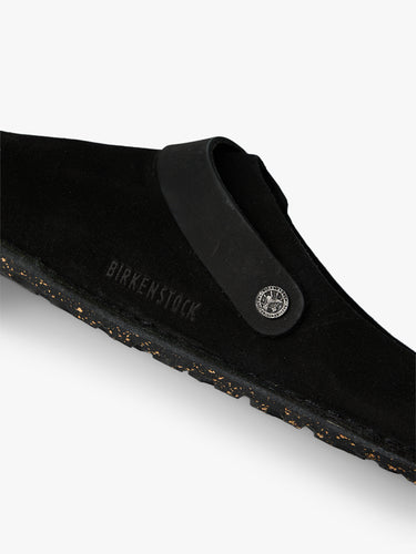 Birkenstock - Lutry Suede Shoes in Black
