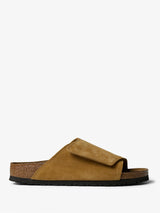 Birkenstock - Solana VL Suede Leather Shoes in Cork Brown