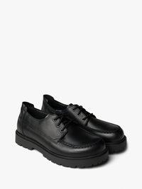 Birkenstock - Highwood Moc Lace Low Lena Black in Black