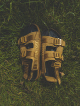 Birkenstock - Shinjuku Leather Sandals in Cork Brown