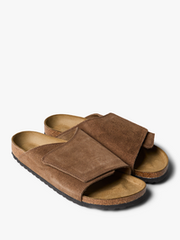Birkenstock - Solana VL Suede Leather Shoes in Dark Tea