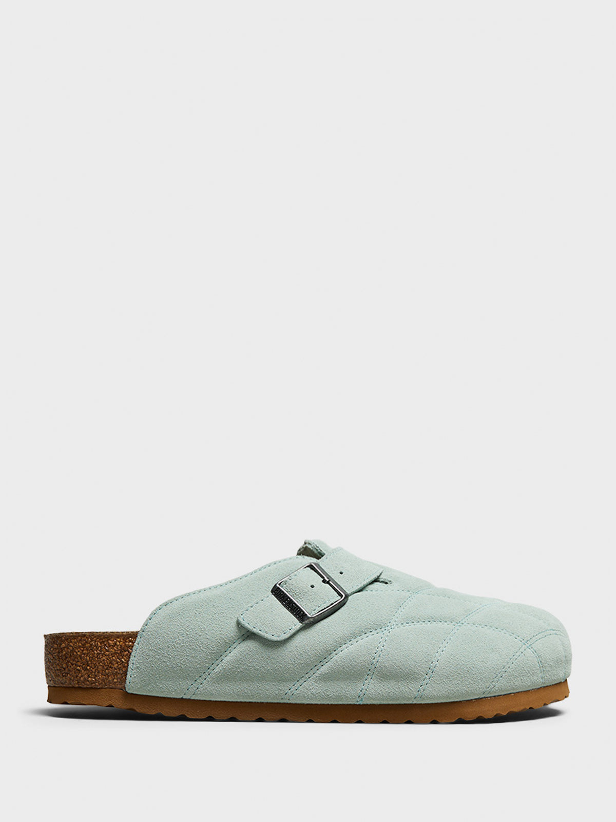 Birkenstock - Boston Quilted Leve Sandals in Aqua