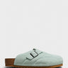 Birkenstock - Boston Quilted Leve Sandals in Aqua