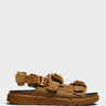 Birkenstock - Shinjuku Leather Sandals in Cork Brown