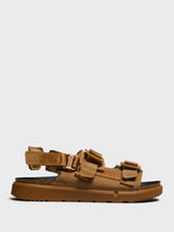 Birkenstock - Shinjuku Leather Sandals in Cork Brown