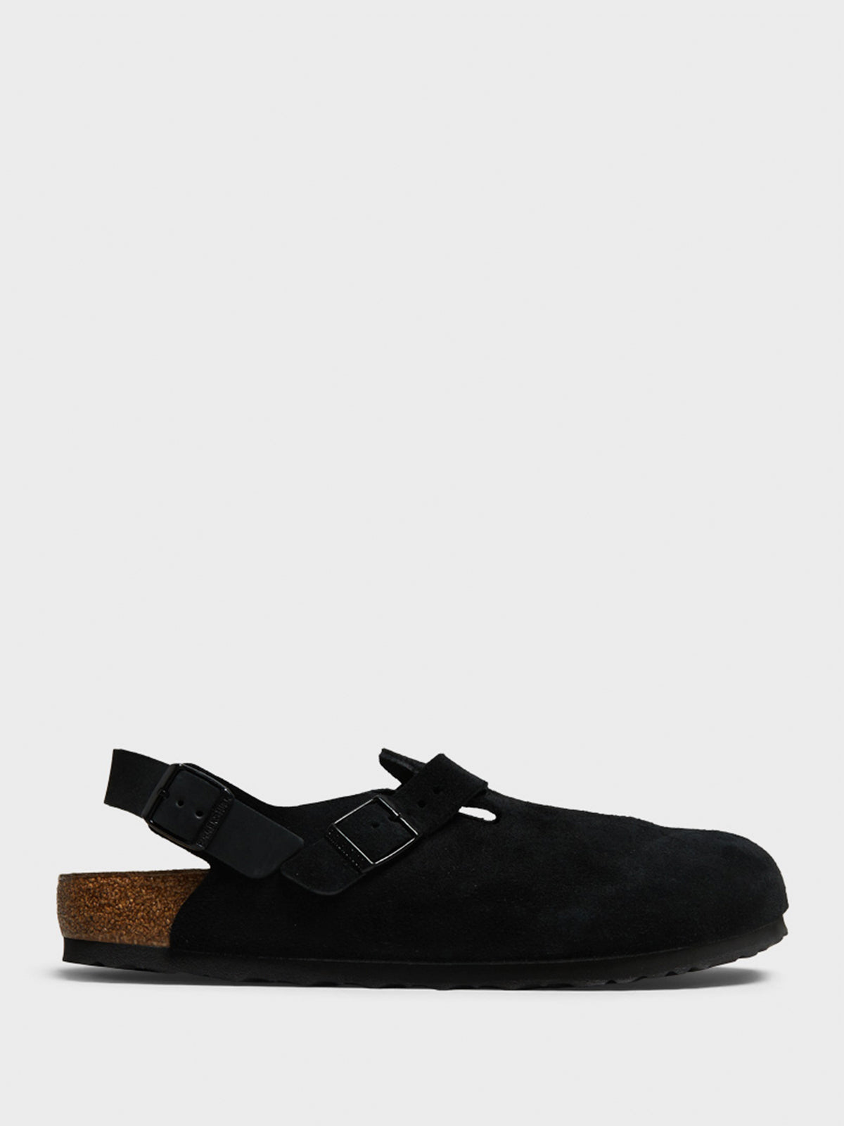 Birkenstock - Tokio II Suede Leather Sandals in Black