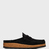 Birkenstock - Naples Suede Leather Shoes in Black