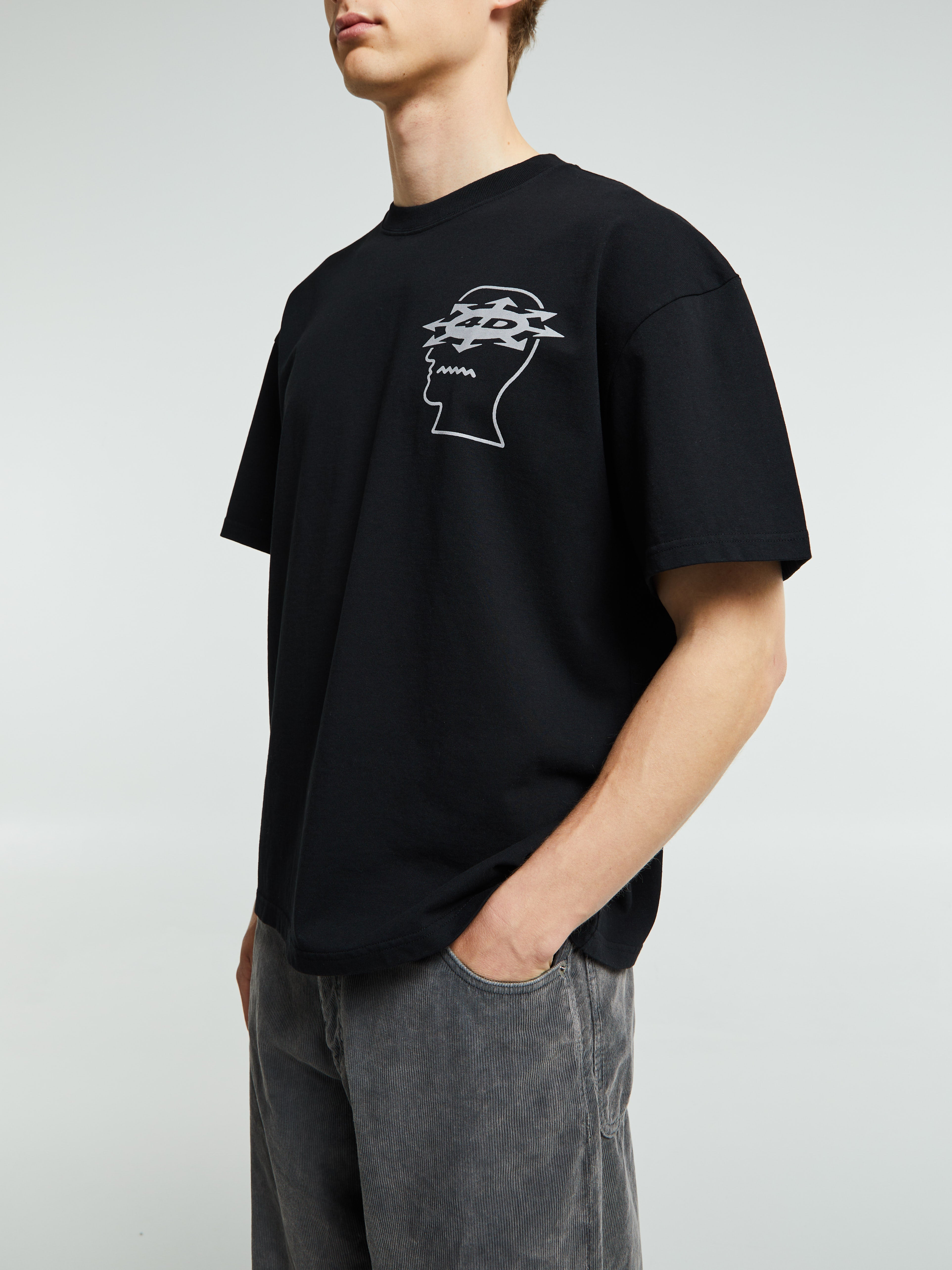 Brain Dead - Neuro Free Association T-Shirt in Washed Black