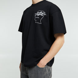 Brain Dead - Neuro Free Association T-Shirt in Washed Black