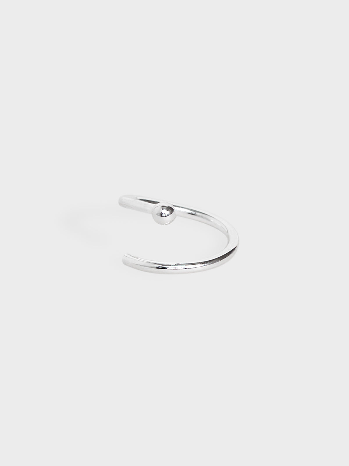 Trine Tuxen - Bullet Spiral Earring in Silver