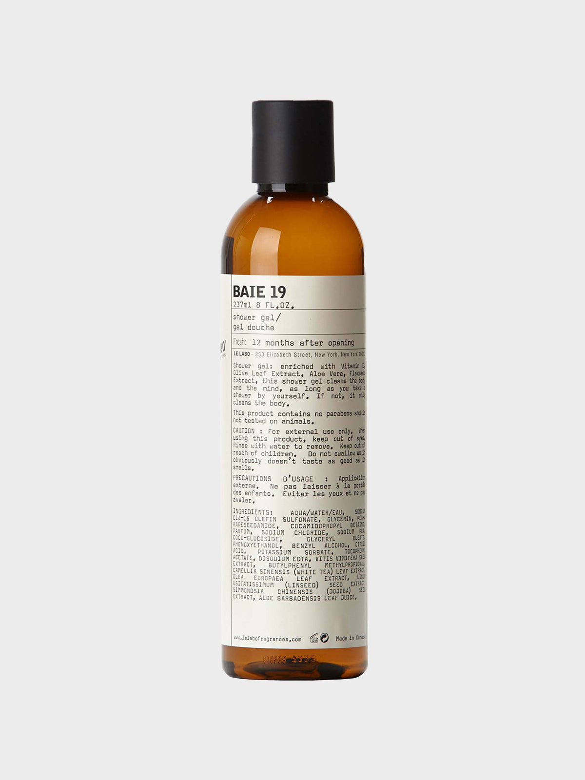 Le Labo - Baie 19 Shower Gel (237 ml)