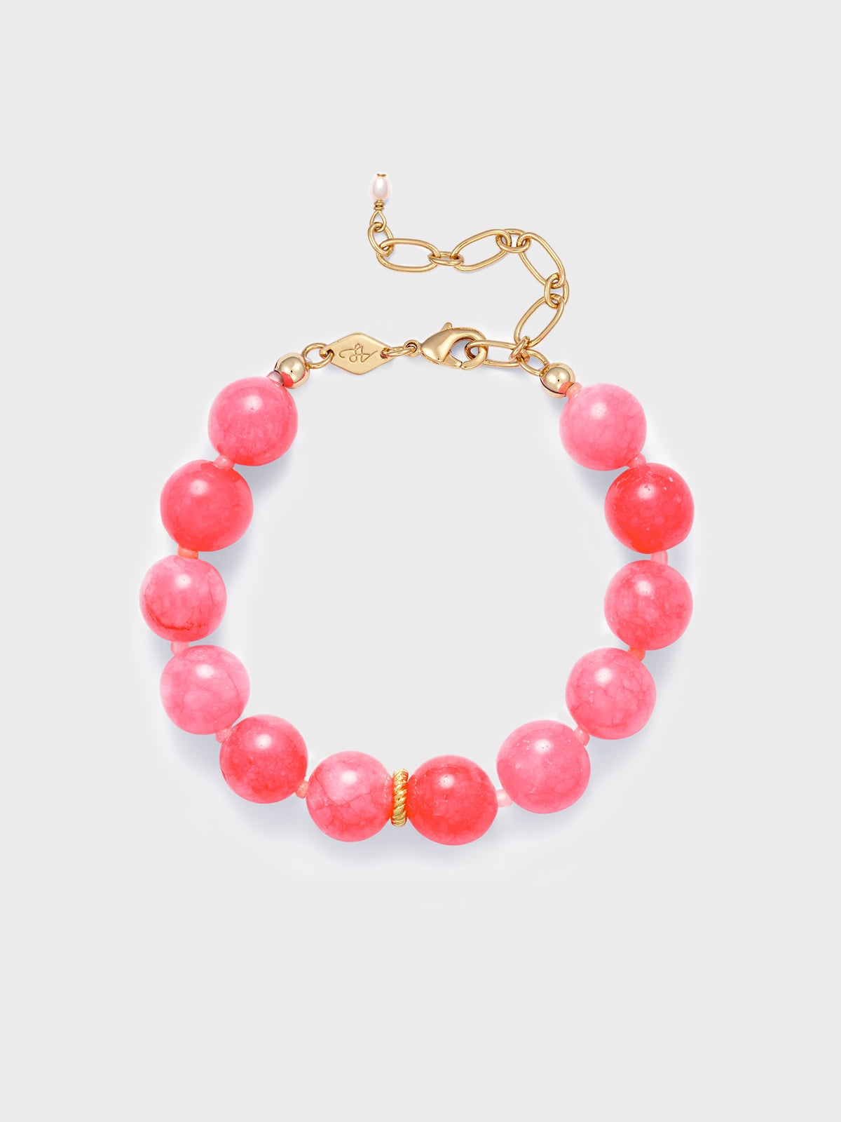 Anni Lu - Ball Bracelet in Bubblegum