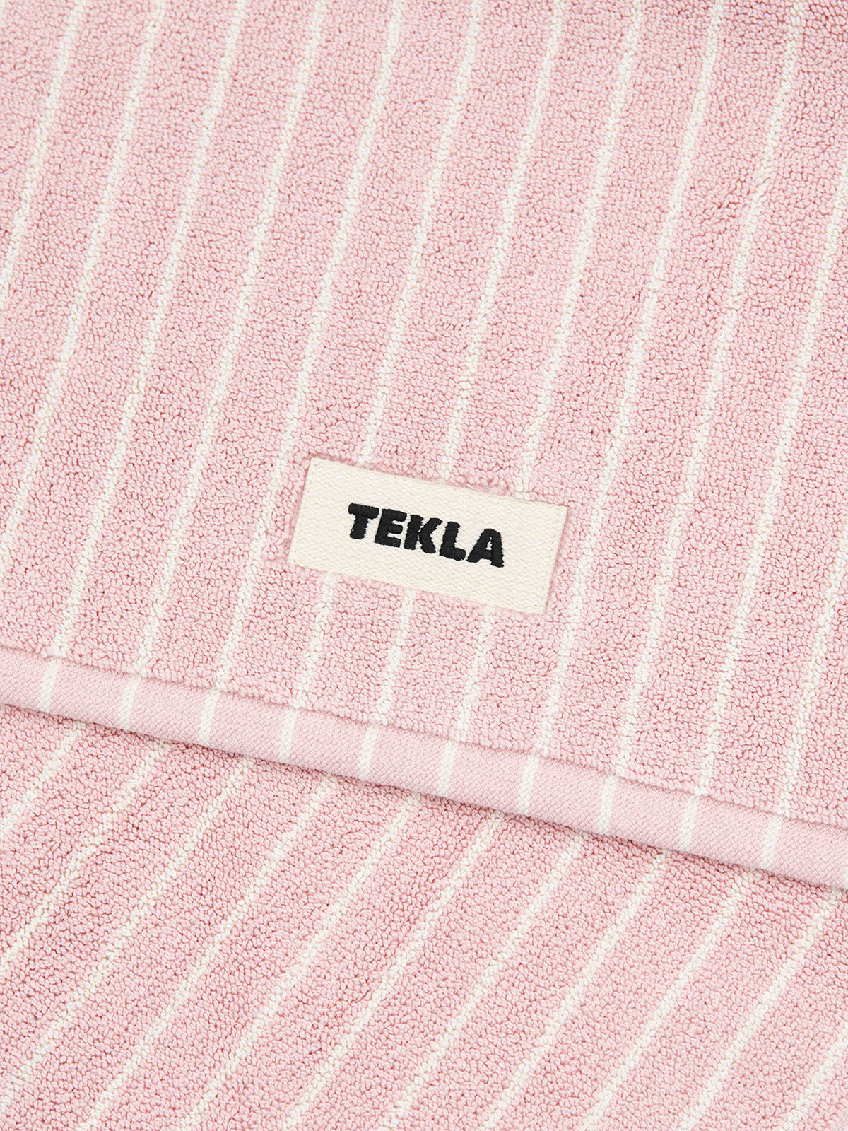 Bath mat in Shaded Pink Stripes