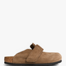 Birkenstock - Loma Suede Leather Shoes in Dark Tea
