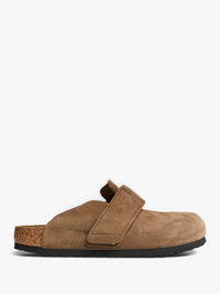 Birkenstock - Loma Suede Leather Shoes in Dark Tea