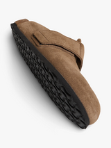 Birkenstock - Loma Suede Leather Shoes in Dark Tea