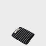 Tekla - Washcloth in Black Stripes