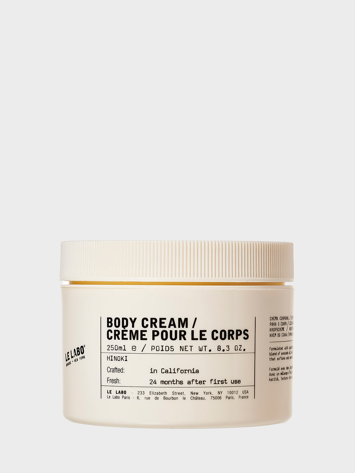 Le Labo - Body Cream Hinoki (250 ml)