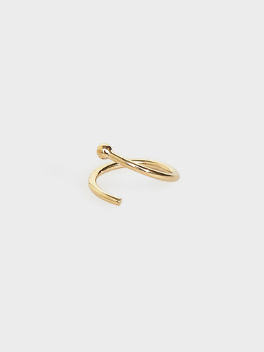 Trine Tuxen - Bullet Spiral Earring in Gold Plated