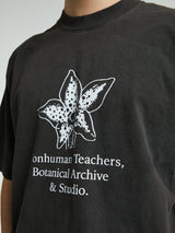 Cactus Store - NHT Botanical Archive & Studio T-Shirt in Washed Black