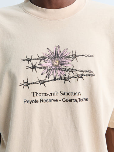 Cactus Store - Thornscrub Sanctuary T-Shirt in Beige