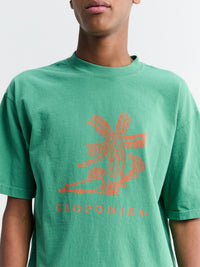 Cactus Store - Geoponika Short-Sleeved T-shirt in Green