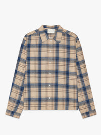 Calm. - Check Shirt in Beige