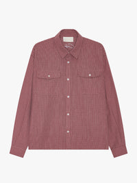 Calm. - Checkered Shirt in Red