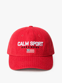 Calm. - Calm Sport Cap Red in Red