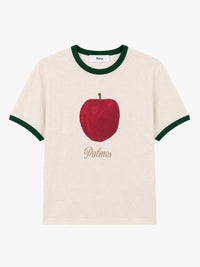 Palmes - Apple Ringer T-Shirt in Broken White