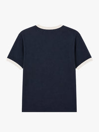 Palmes - Star Ringer T-Shirt in Navy