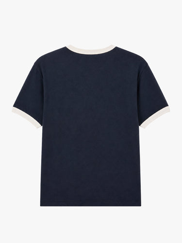 Palmes - Star Ringer T-Shirt in Navy