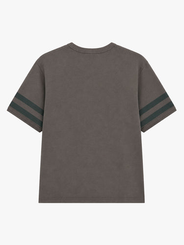 Palmes - Mermaid Ringer T-Shirt in Charcoal