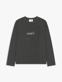 Calm. - Long Sleeved T-Shirt in Black