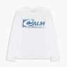 Calm. - Long Sleeved T-Shirt in White