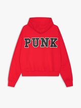 Calm. - Punk Hoodie in Red