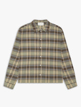 Calm. - Shirt in Green, Blue & Brown