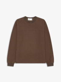 Calm. - Waffle T-Shirt in Brown